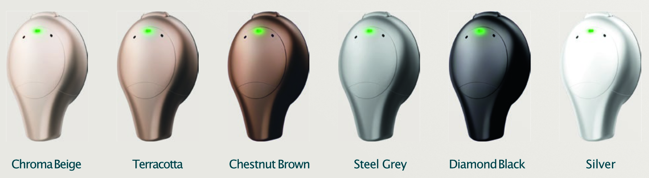 Colors of the Sentio External Sound Processor Image
